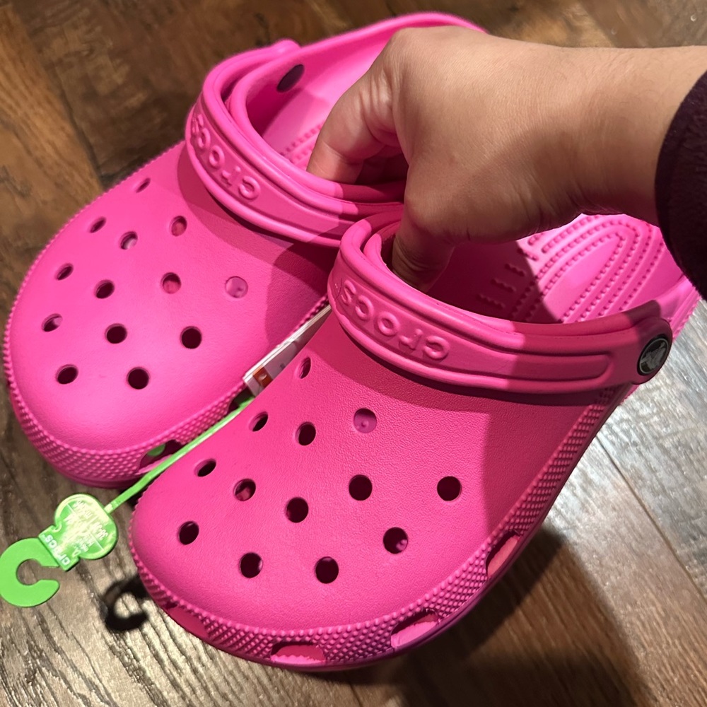 Classic Pink Juice Crocs - Women's